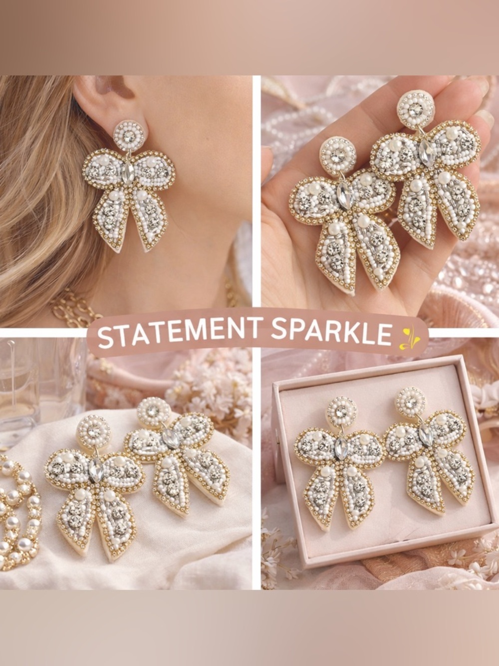 STATEMENT EARRINGS ✨ | BRIDAL / BACHELORETTE 💍